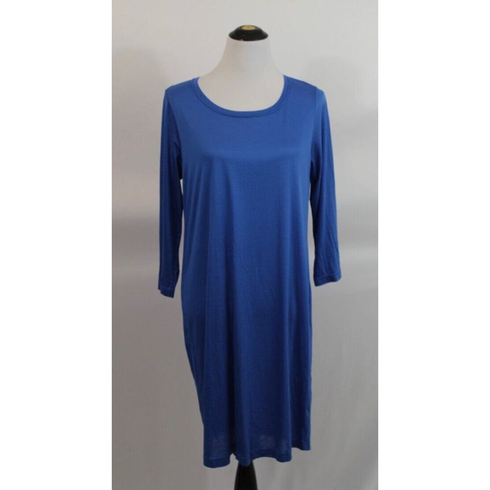 RUNDHOLZ Black Label Sz S Small Blueberry Blue Tunic Top NWT